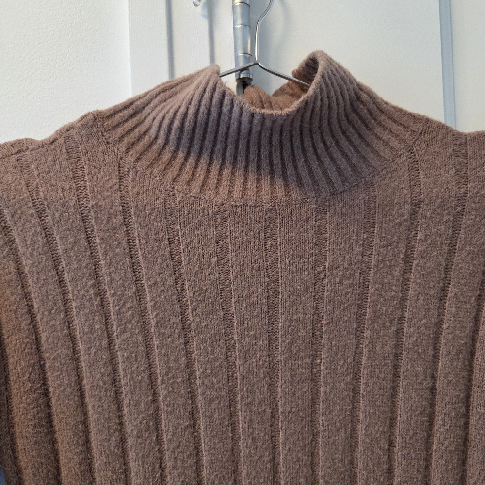 Abercrombie & Fitch Long Sleeve Mock Neck Dress - Picture 3 of 6